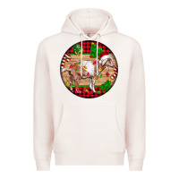 Pale Pink Nubian Goat Christmas Premium Hoodie - LillyAllenDesigns