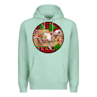 Seafoam Nubian Goat Christmas Premium Hoodie - LillyAllenDesigns