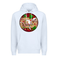 White Nubian Goat Christmas Premium Hoodie - LillyAllenDesigns