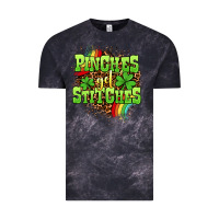 Cloud Black St. Patrick's Day Pinches get stitches Vintage Tee - OliviaCreatesArt