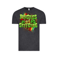 Vintage Black St. Patrick's Day Pinches get stitches Vintage Tee - OliviaCreatesArt