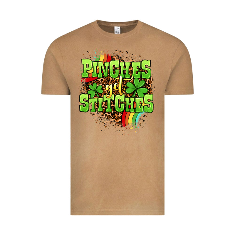 St. Patrick's Day Pinches Get Stitches Vintage Tee by OliviaCreatesArt | Teevron