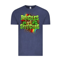 Vintage Denim St. Patrick's Day Pinches get stitches Vintage Tee - OliviaCreatesArt