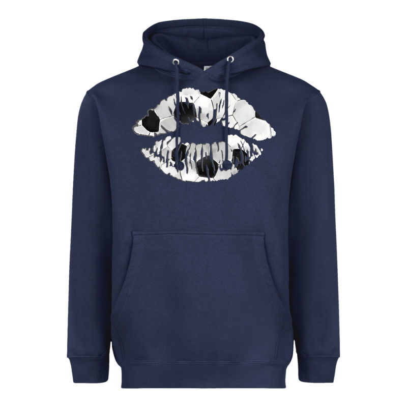 Soccer Lips Heavyweight Hoodie by AdoDesignShop | Teevron