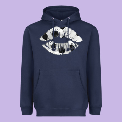 Soccer Lips Heavyweight Hoodie Designed By Adodesignshop