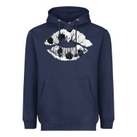 Navy soccer lips Heavyweight Hoodie - AdoDesignShop
