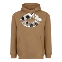 Toasted Coconut soccer lips Heavyweight Hoodie - AdoDesignShop