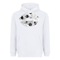 White soccer lips Heavyweight Hoodie - AdoDesignShop