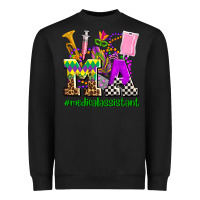 Black mardi gras ma medical assistant Heavyweight Sweatshirt - AdoDesignShop