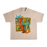 French Oak Just Here For The Pie Urban Heavy Tee - FaDigitalArtStudio