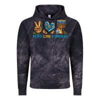 Cloud Black Peace Love Hannukah Vintage Hoodie - BundleAndBundleShop