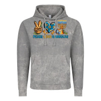 Cloud Rock Peace Love Hannukah Vintage Hoodie - BundleAndBundleShop