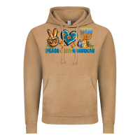 Vintage Camel Peace Love Hannukah Vintage Hoodie - BundleAndBundleShop