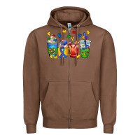 Chestnut autism coffee cup Zipper Hoodie - AdoDesignShop