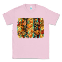 Bubblegum Pink fall brushstroke Classic Tee - CowGirlArtShop