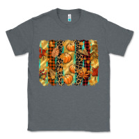 Charcoal Heather fall brushstroke Classic Tee - CowGirlArtShop