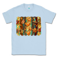 Dusty Blue fall brushstroke Classic Tee - CowGirlArtShop