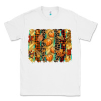 White fall brushstroke Classic Tee - CowGirlArtShop