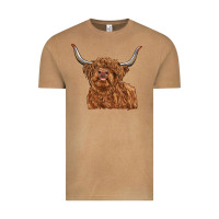 Vintage Camel highland cow Vintage Tee - RanaPortraitStore