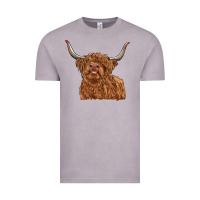 Vintage Zinc highland cow Vintage Tee - RanaPortraitStore