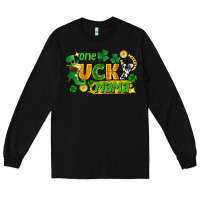 Black one lucky mama Long Sleeve Tee - FaDigitalArtStudio