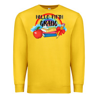 Lemon back to school hello fifth grade 3200x2400 Premium Sweatshirt - AdoDesignShop