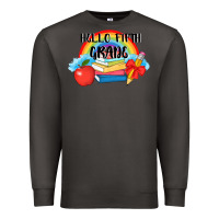 Smoke back to school hello fifth grade 3200x2400 Premium Sweatshirt - AdoDesignShop
