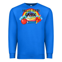 True Royal back to school hello fifth grade 3200x2400 Premium Sweatshirt - AdoDesignShop