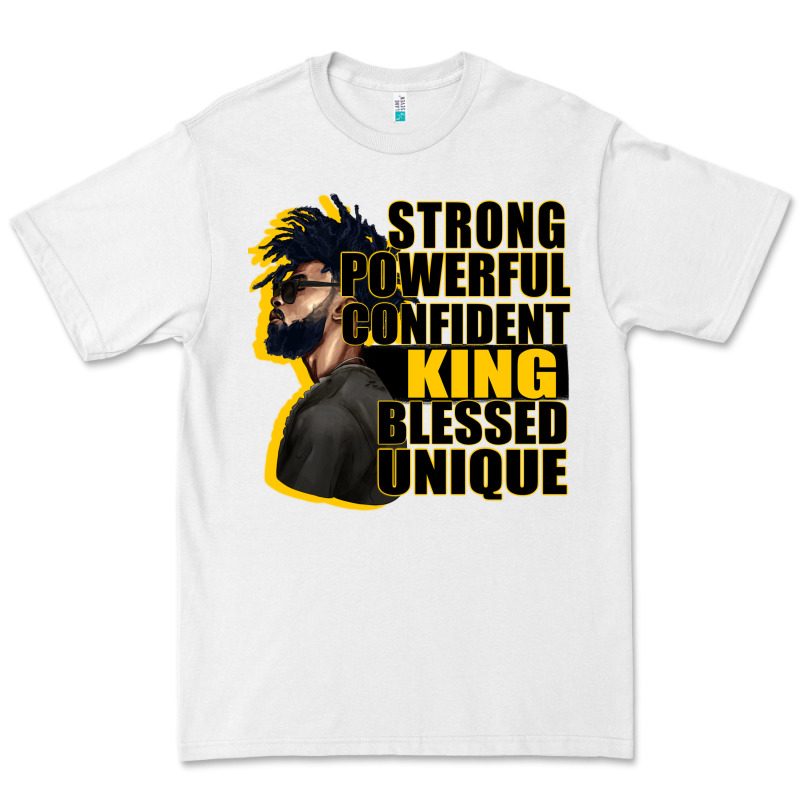 Strong Powerful Confident King Blessed Unique Premium Tee by CowGirlArtShop | Teevron