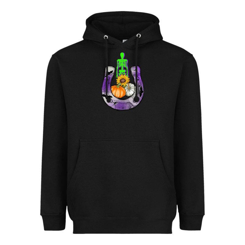 Horseshoe Halloween Heavyweight Hoodie by AdoDesignShop | Teevron