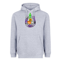 Heather Grey horseshoe halloween Heavyweight Hoodie - AdoDesignShop
