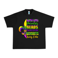 Black mardi gras parades beads Urban Heavy Tee - FaDigitalArtStudio