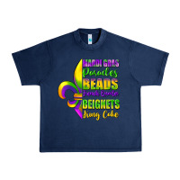 Navy mardi gras parades beads Urban Heavy Tee - FaDigitalArtStudio