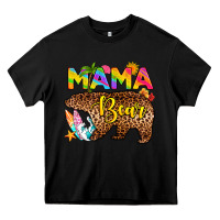 Black mama bear summer Heavy Core Tee - RanaPortraitStore