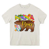 Cream mama bear summer Heavy Core Tee - RanaPortraitStore