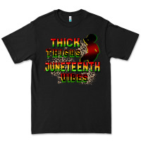 Black thick thighs juneteenth vibes cowgirl Premium Tee - CowGirlArtShop