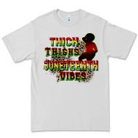 Dove Grey thick thighs juneteenth vibes cowgirl Premium Tee - CowGirlArtShop
