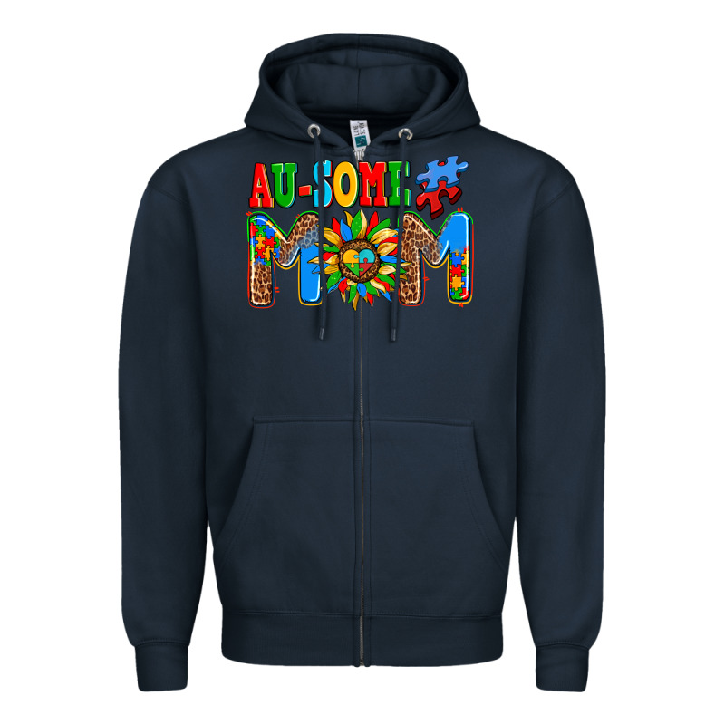 Ausome Autism Mom Zipper Hoodie by AdoDesignShop | Teevron