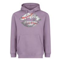 Lavender baseball lips Heavyweight Hoodie - AdoDesignShop