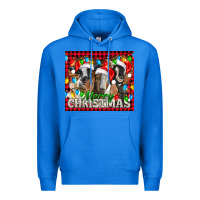 True Royal Merry Christmas  With Goats Premium Hoodie - LillyAllenDesigns