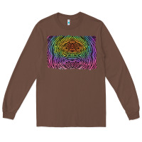 Chestnut colorful zebra background Long Sleeve Tee - RanaPortraitStore