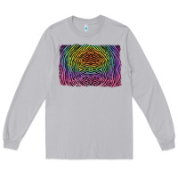 Moon Dust colorful zebra background Long Sleeve Tee - RanaPortraitStore