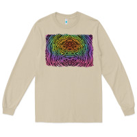 Mushroom colorful zebra background Long Sleeve Tee - RanaPortraitStore