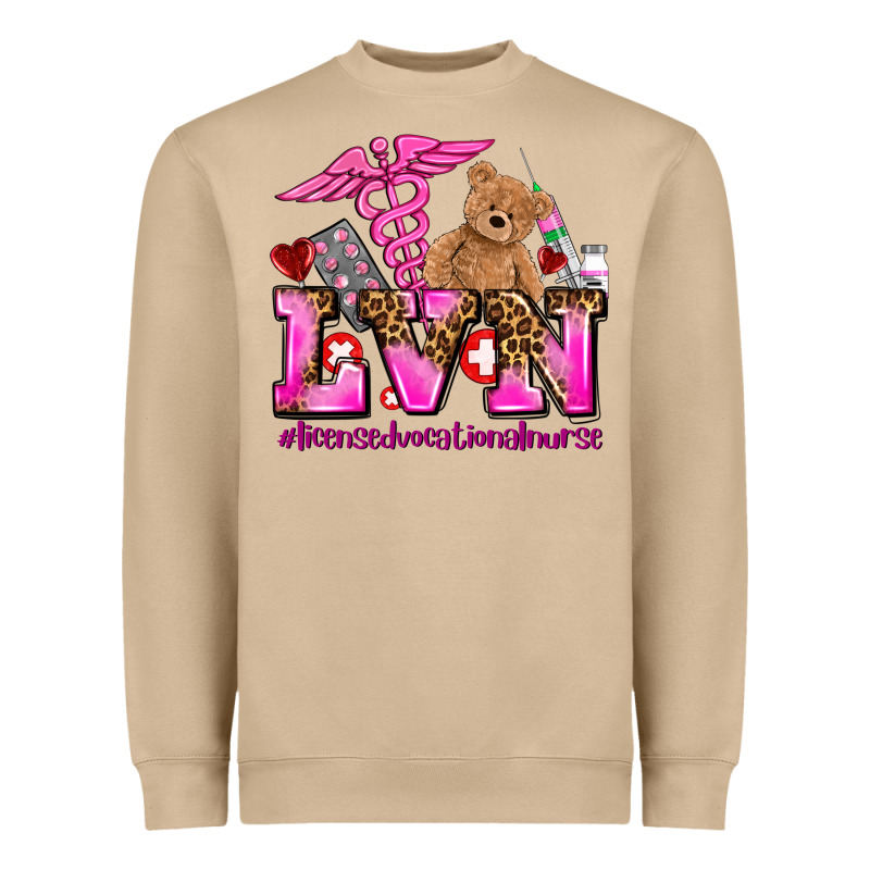 Valentines Day Lvn Licensed Vocational Nurse Heavyweight Sweatshirt by AdoDesignShop | Teevron