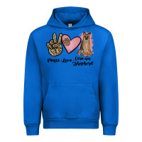 Cobalt peace love german shepherd Urban Hoodie - JahusDesignShop