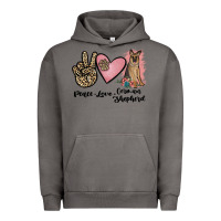Pigment Tornado peace love german shepherd Urban Hoodie - JahusDesignShop