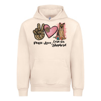 Sandshell peace love german shepherd Urban Hoodie - JahusDesignShop
