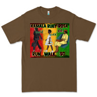 Cacao rosa sat so ruby could walk so kamala could run tu Premium Tee - CowGirlArtShop