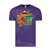 Cloud Purple Papacita Vintage Tee - FaDigitalArtStudio