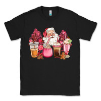 Black pink christmas pink tree santa coffe cups Classic Tee - CowGirlArtShop